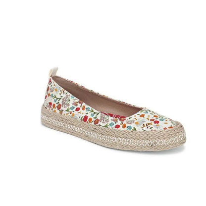 Blowfish Malibu Benita Women's Espadrille Ballet Dolly Pump Flats White Multi Floral