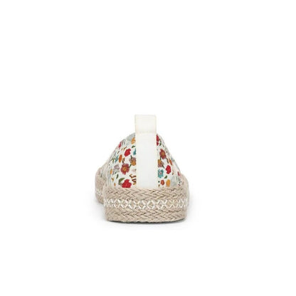 Blowfish Malibu Benita Women's Espadrille Ballet Dolly Pump Flats White Multi Floral