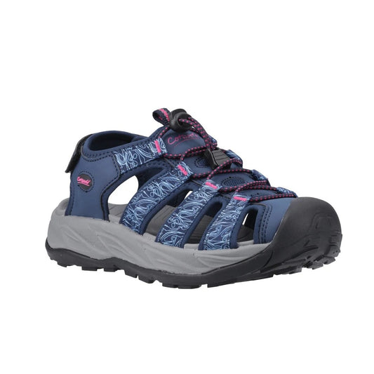 Cotswold Bibury Women's Toggle and Touch Trail Sandal Navy/Fuchsia