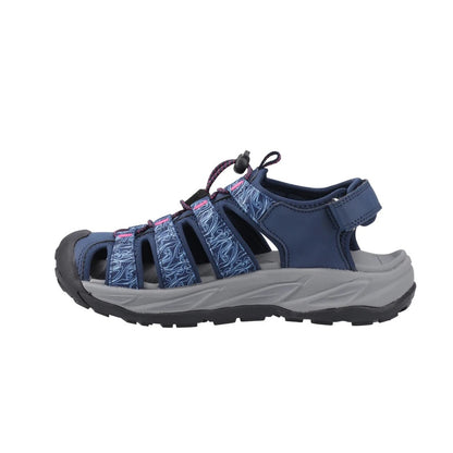 Cotswold Bibury Women's Toggle and Touch Trail Sandal Navy/Fuchsia