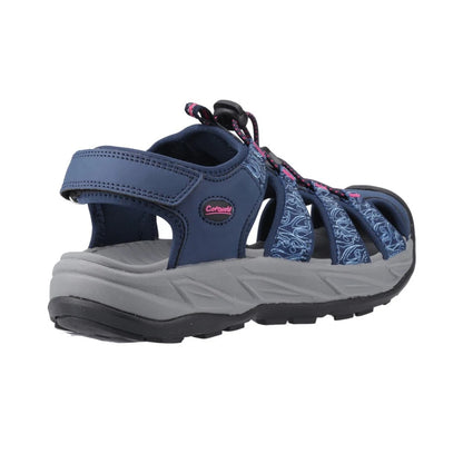 Cotswold Bibury Women's Toggle and Touch Trail Sandal Navy/Fuchsia