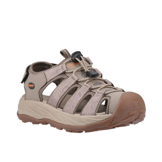 Cotswold Bibury Women's Toggle and Touch Trail Sandal Taupe