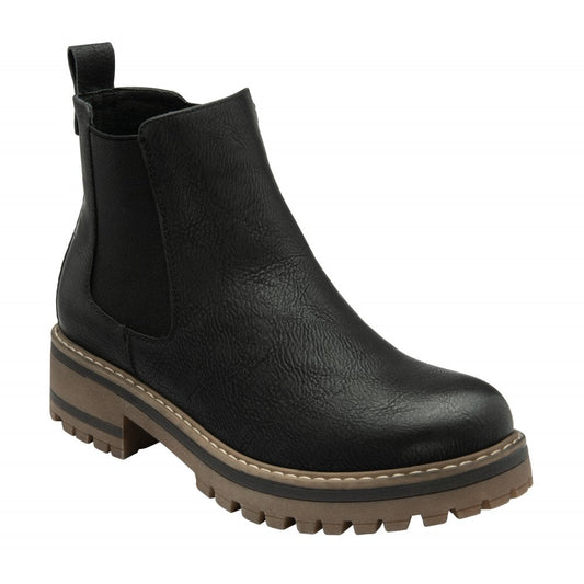 Lotus Lottie Women's Zip Up Gusset Ankle Boot Black