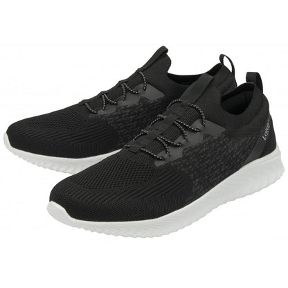 Lotus Cadiz Men's Lightweight Slip On Casual Trainer Black