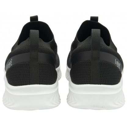 Lotus Cadiz Men's Lightweight Slip On Casual Trainer Black