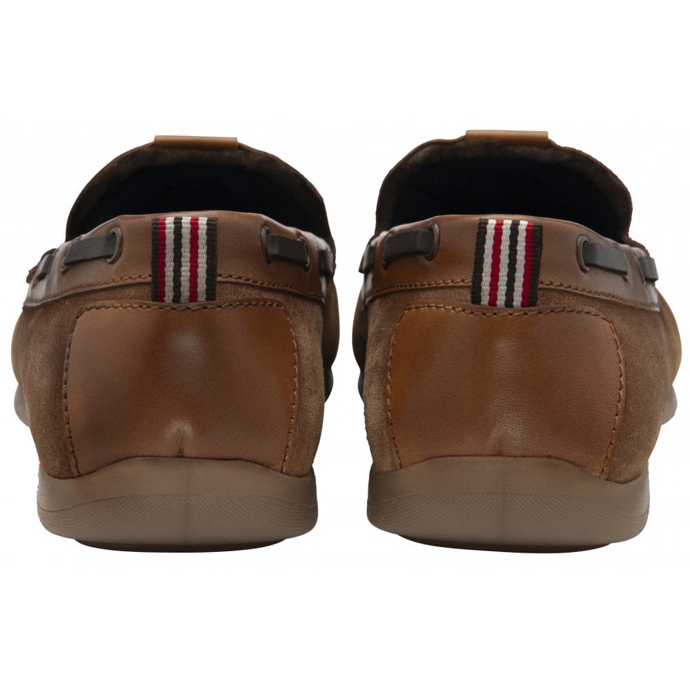 Lotus Bolzano Men's Casual Slip On Suede Loafers Tan