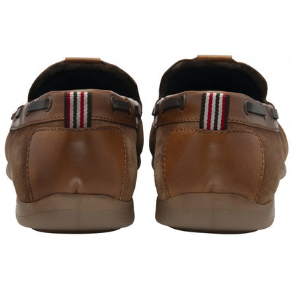 Lotus Bolzano Men's Casual Slip On Suede Loafers Tan