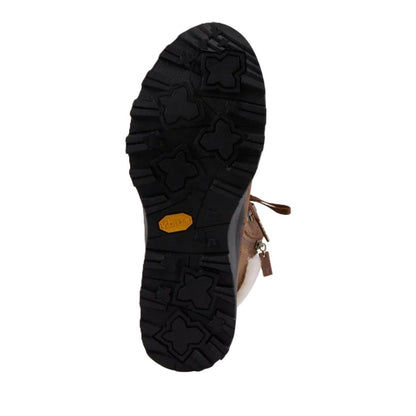 Emu Buller Women's Waterproof Sheepskin Lace & Zip Up Cosy Boot Oak