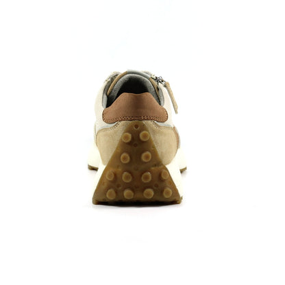 Lunar Calvin Women's Panelled Lace Up Trainer Beige