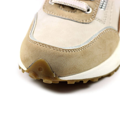 Lunar Calvin Women's Panelled Lace Up Trainer Beige