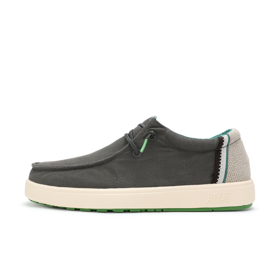 Walk In Pitas Cana Men's Lightweight Slip On Boat Shoe Gris Oscuro