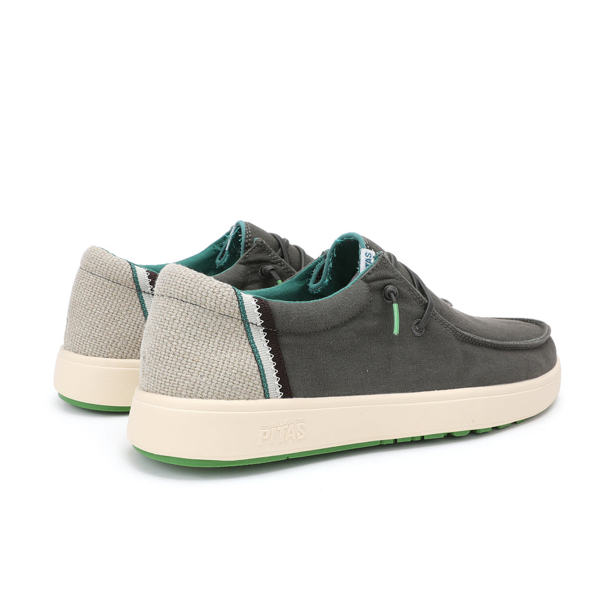 Walk In Pitas Cana Men's Lightweight Slip On Boat Shoe Gris Oscuro