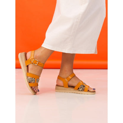 Lunar Carla Women's Wedge Sandal Camel