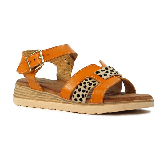 Lunar Carla Women's Wedge Sandal Camel