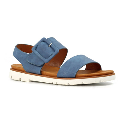 Lunar Cher Women's Adjustable Strap Sandal Blue