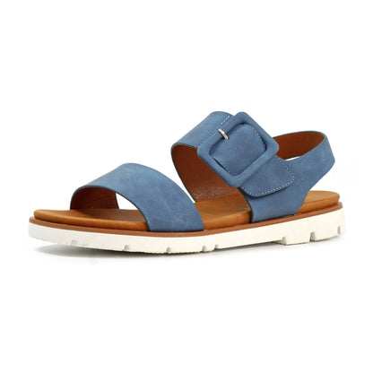 Lunar Cher Women's Adjustable Strap Sandal Blue