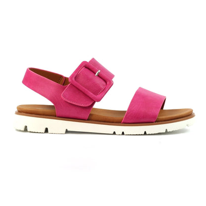 Lunar Cher Women's Adjustable Strap Sandal Fuchsia