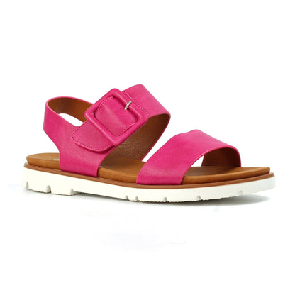 Lunar Cher Women's Adjustable Strap Sandal Fuchsia