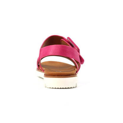 Lunar Cher Women's Adjustable Strap Sandal Fuchsia