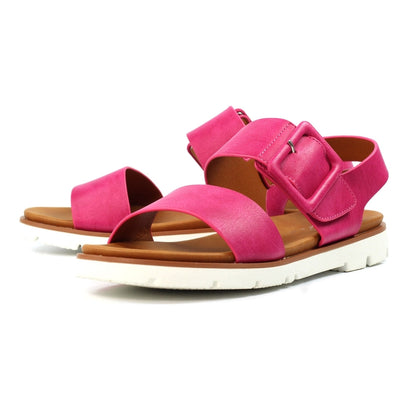 Lunar Cher Women's Adjustable Strap Sandal Fuchsia