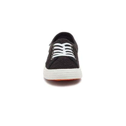 Rocket Dog Chow Chow Elsie Eyelet Women's Slip On Low Profile Pump Trainer Black