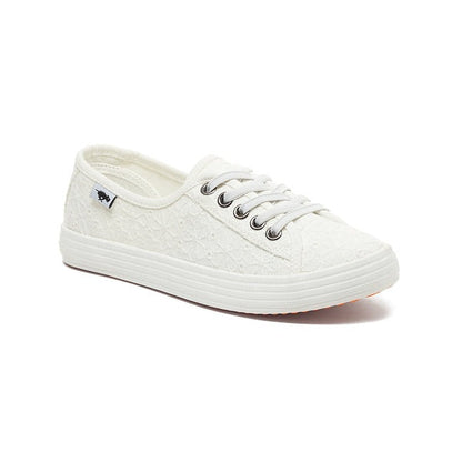Rocket Dog Chow Chow Elsie Eyelet Women's Slip On Low Profile Pump Trainer White