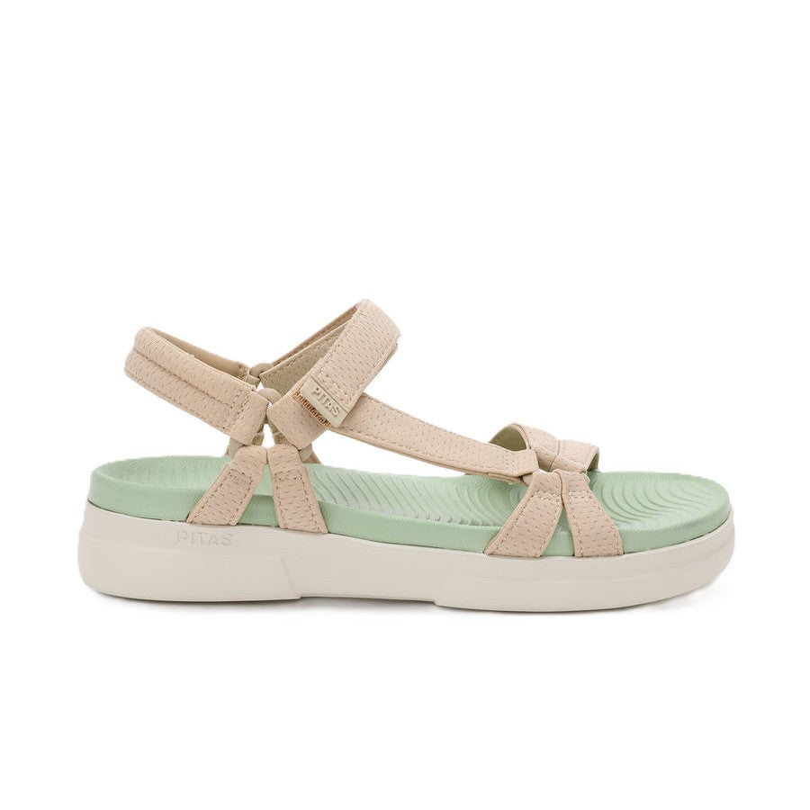Walk In Pitas Claire Women's Lightweight Sandal Beige