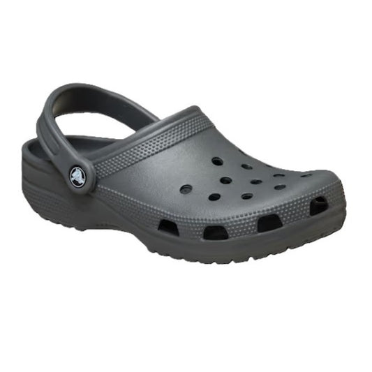 Crocs Classic Clog Men's Lightweight Beach Casual Slip On Sandal Slate Grey
