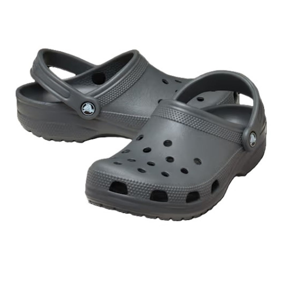Crocs Classic Clog Men's Lightweight Beach Casual Slip On Sandal Slate Grey