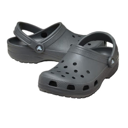 Crocs Classic Clog Men's Lightweight Beach Casual Slip On Sandal Slate Grey
