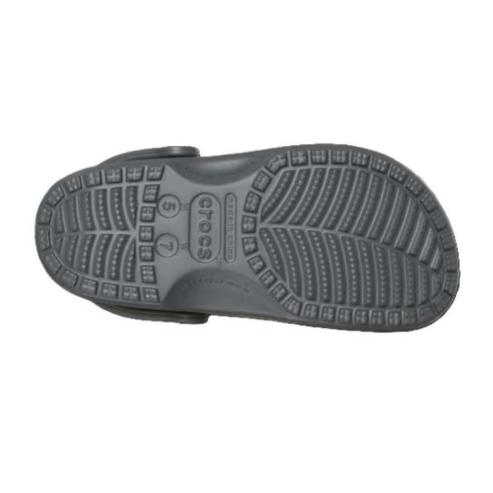 Crocs Classic Clog Men's Lightweight Beach Casual Slip On Sandal Slate Grey