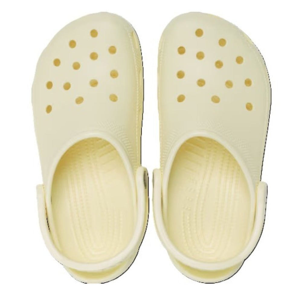 Crocs Classic Clog Women's Lightweight Beach Casual Slip On Sandal Yellow Light