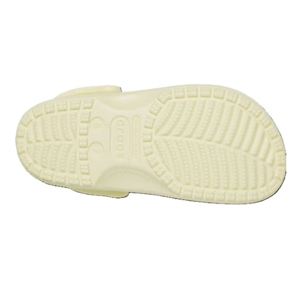 Crocs Classic Clog Women's Lightweight Beach Casual Slip On Sandal Yellow Light