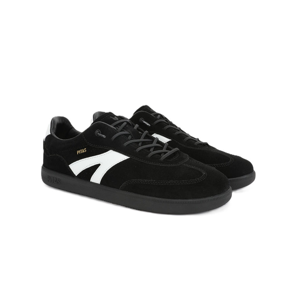 Walk In Pitas Claw Mesh Men's Lightweight Lace Up Sneaker Trainer Black