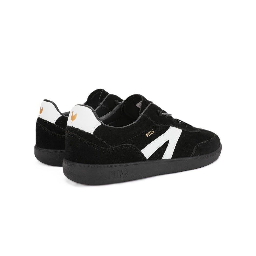 Walk In Pitas Claw Mesh Men's Lightweight Lace Up Sneaker Trainer Black