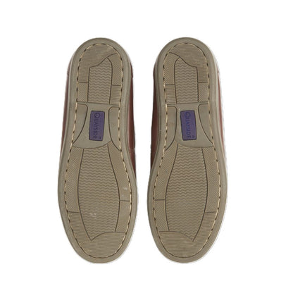 Quayside Clipper 2 Men's Classic Sole Leather Boat Shoe Chestnut