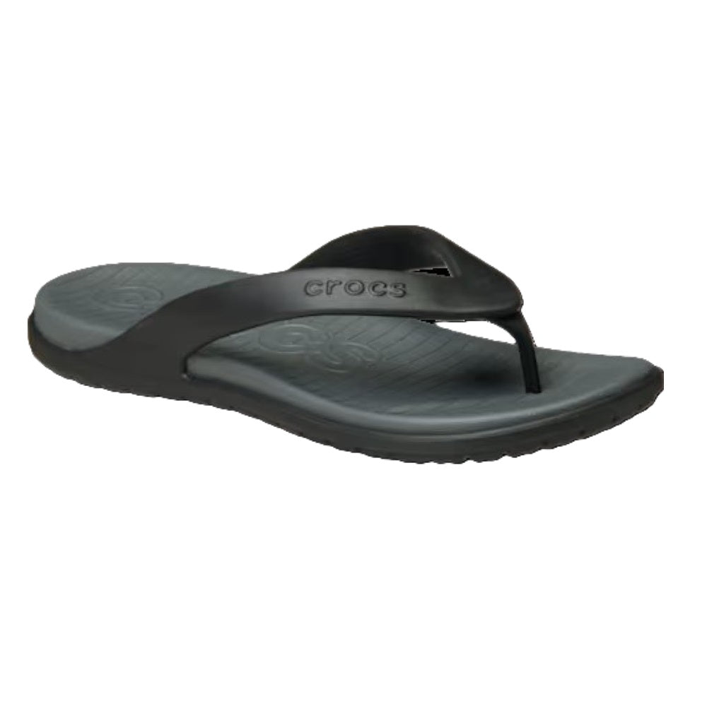 Crocs Coast Flip Men's Lightweight Toe Post Flip Flop Black / Slate Grey