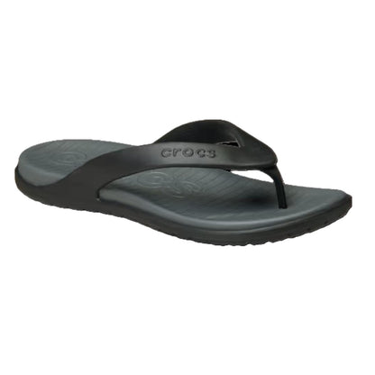 Crocs Coast Flip Men's Lightweight Toe Post Flip Flop Black / Slate Grey