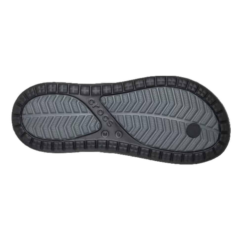 Crocs Coast Flip Men's Lightweight Toe Post Flip Flop Black / Slate Grey