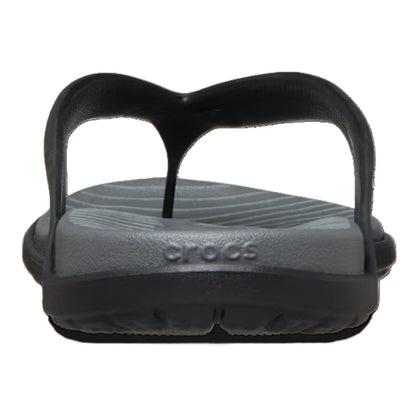 Crocs Coast Flip Men's Lightweight Toe Post Flip Flop Black / Slate Grey