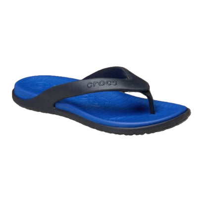 Crocs Coast Flip Men's Lightweight Toe Post Flip Flop Blue Bolt / Deep Navy