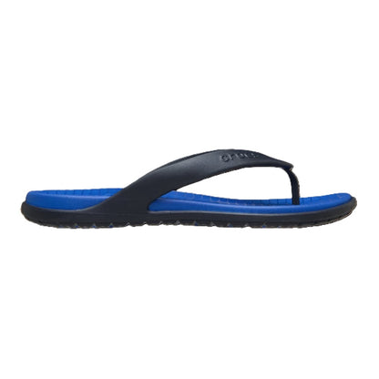 Crocs Coast Flip Men's Lightweight Toe Post Flip Flop Blue Bolt / Deep Navy