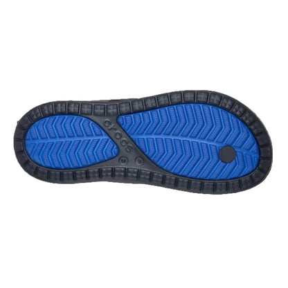 Crocs Coast Flip Men's Lightweight Toe Post Flip Flop Blue Bolt / Deep Navy