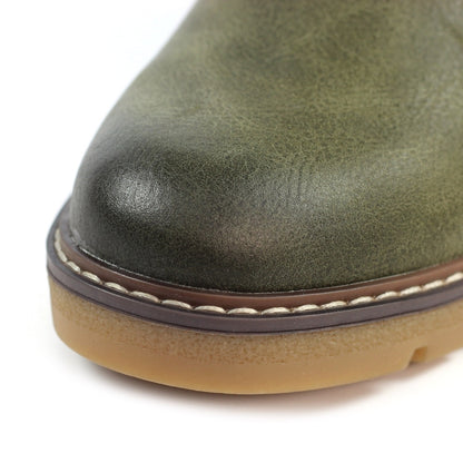 Lunar Cruz Women's Zip Up Wedge Ankle Boot Green