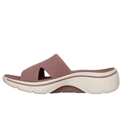 Skechers Go Walk Arch Fit 2.0 Dakota Women's Slider Slip On Sandal Brown