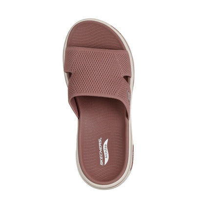 Skechers Go Walk Arch Fit 2.0 Dakota Women's Slider Slip On Sandal Brown