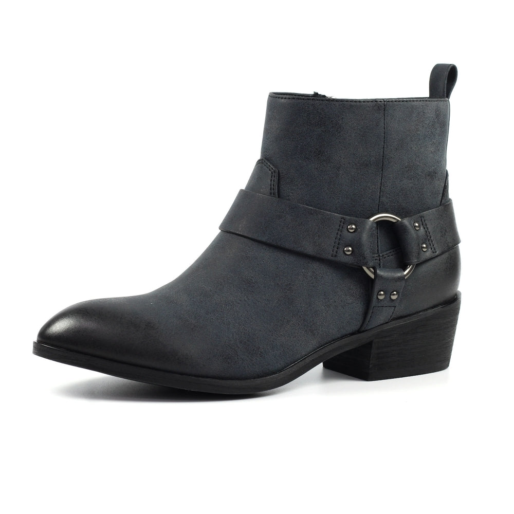 Lunar Dixie Women's Western Style Ankle Boot Grey