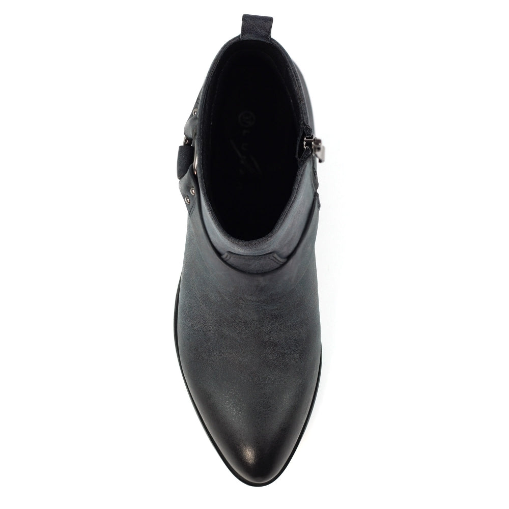 Lunar Dixie Women's Western Style Ankle Boot Grey