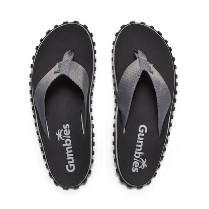Gumbies Duckbill Men's Recycled Rubber Flip Flop Black/Grey