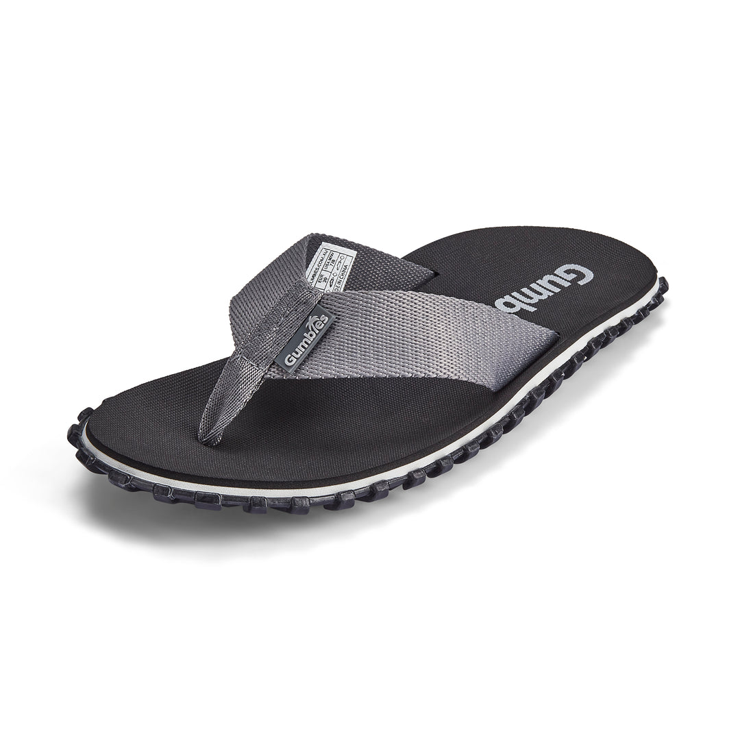 Gumbies Duckbill Men's Recycled Rubber Flip Flop Black/Grey